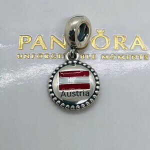 ✨🔥Pandora Austria Flag Exclusive Charm Pendant